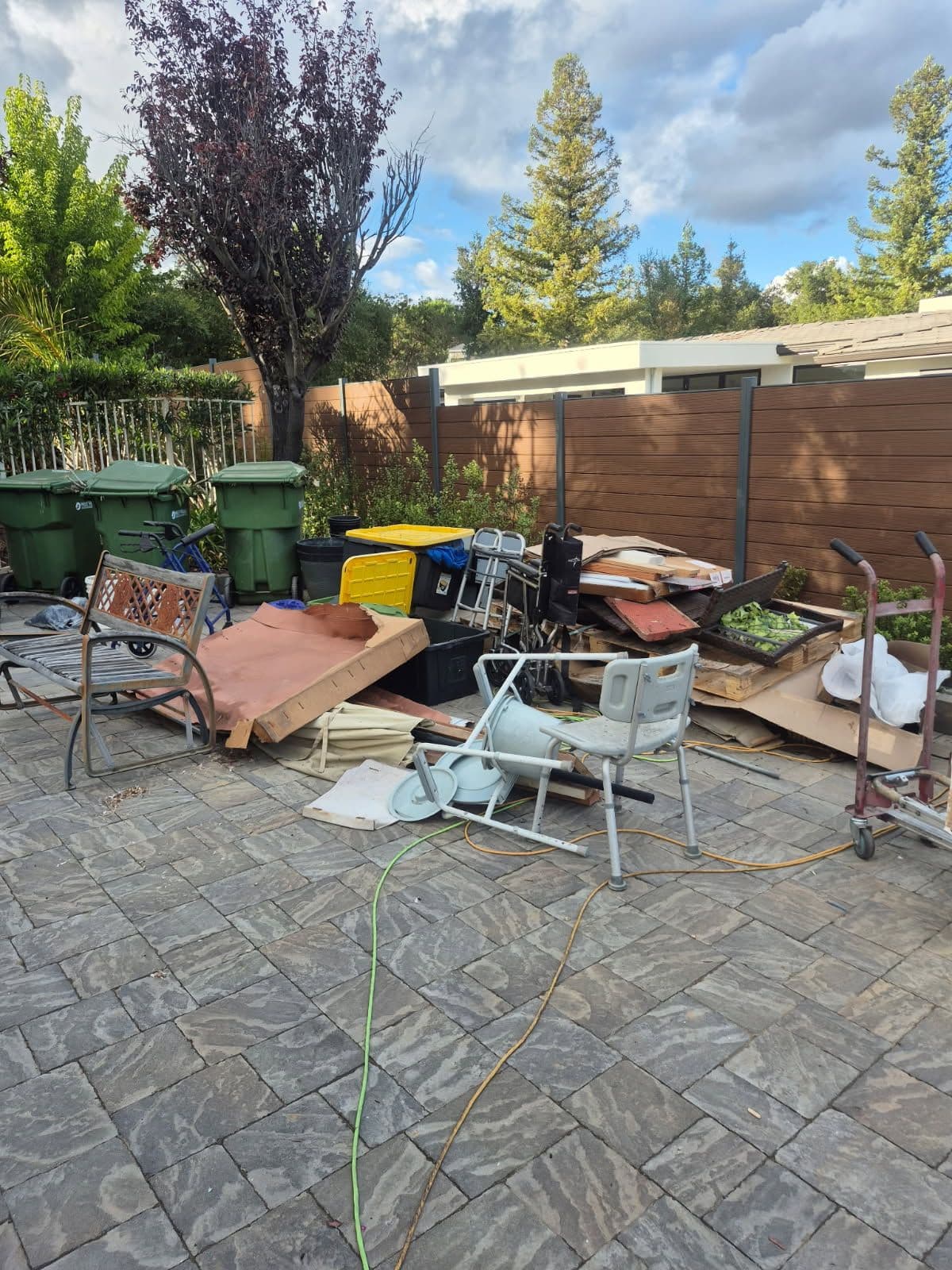 Gallery photos for Backyard Cleanup Brings New Life to Saratoga: Image #1