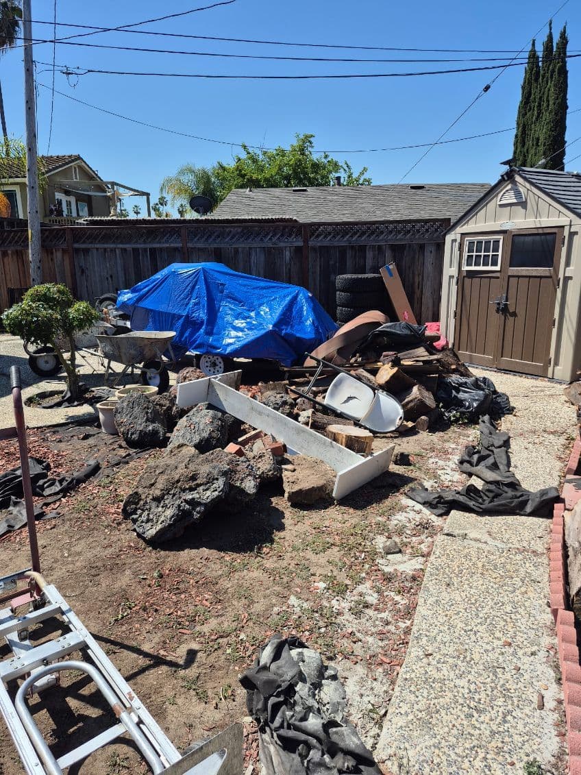 Gallery photos for Yard Transformation in San Jose Clean and Clear: Image #1