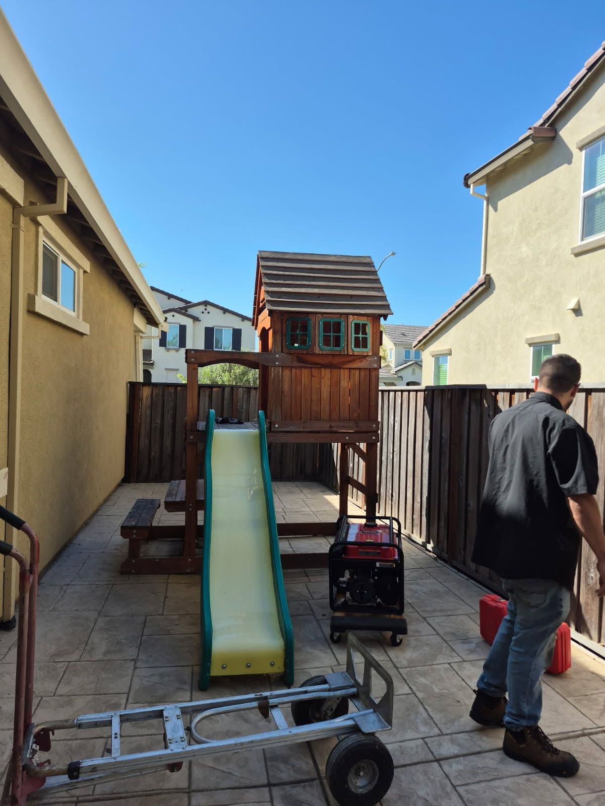 Backyard Transformation Junk Removal in Morgan Hill image