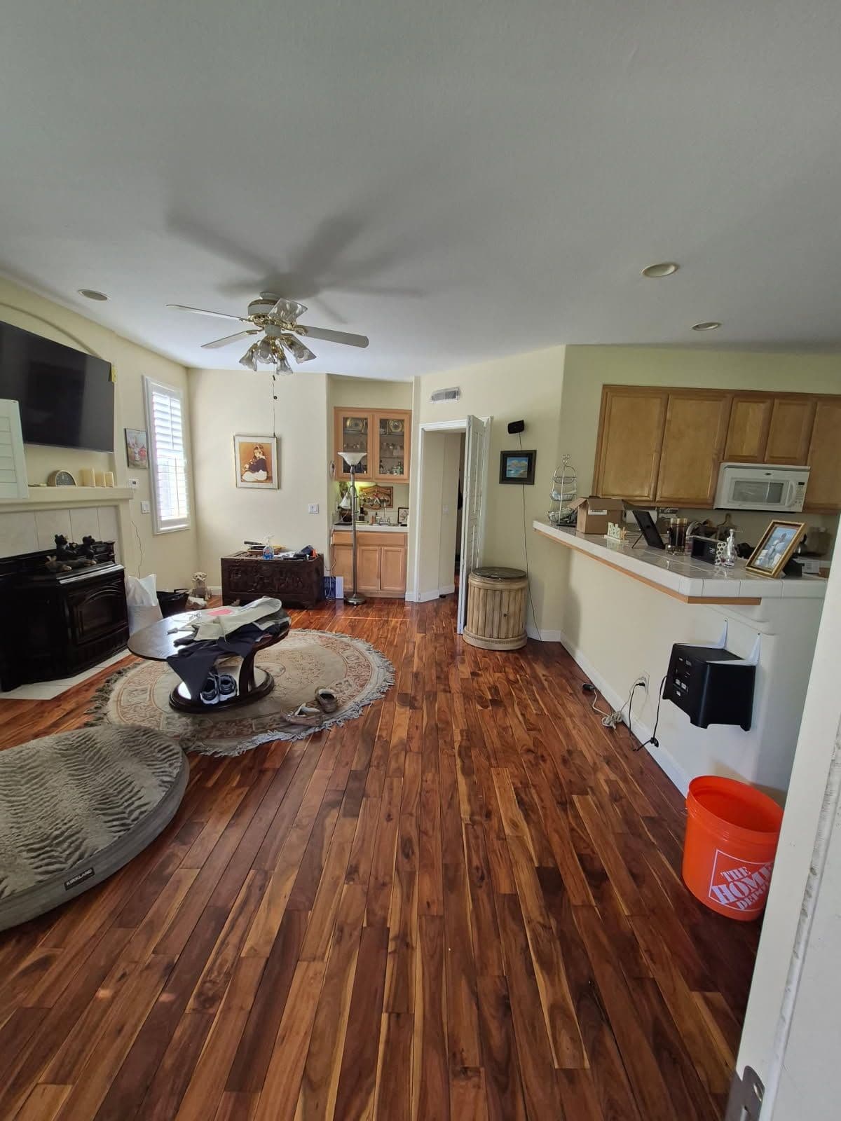 Cozy Home Makeover with Couch and Loveseat Removal image