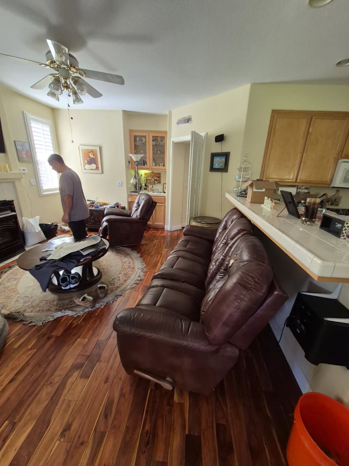 Gallery photos for Cozy Home Makeover with Couch and Loveseat Removal: Image #1